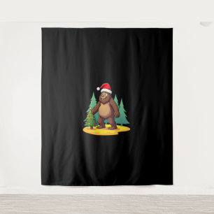 Tenture Grand chapeau de Père Noël pour sapin de Noël Bigf
