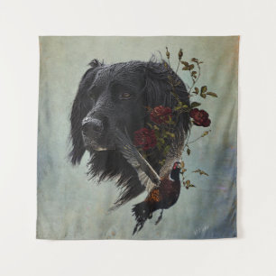 Tenture Grand Munsterlander avec faisan