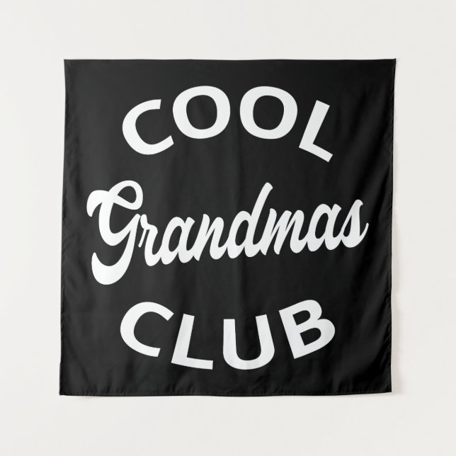 Tenture Grandmas Club cool I (Devant)