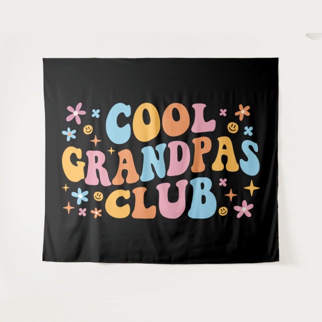 Tenture Grandpas Club cool III (Devant (Horizontal))