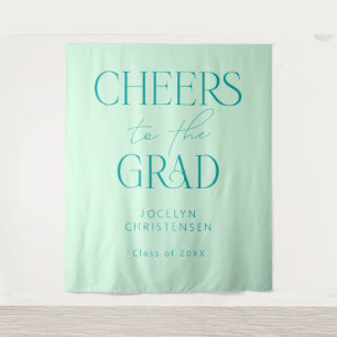 Tenture Gras Colorful Cheers to Grad Photo fond