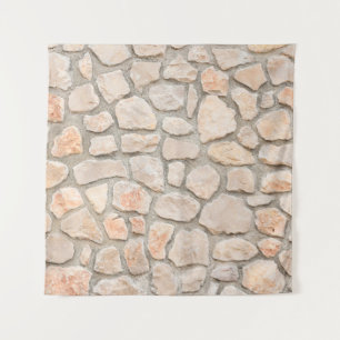 Tenture Gray stone wall background. stone, texture, wall 