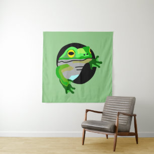 Tenture Grenouille verte