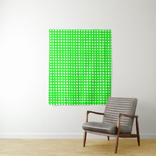 Tenture Grille de maillage carré vert