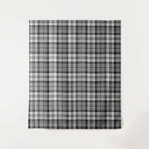 Tenture Gris Blackwatch Tartan Design Plaid