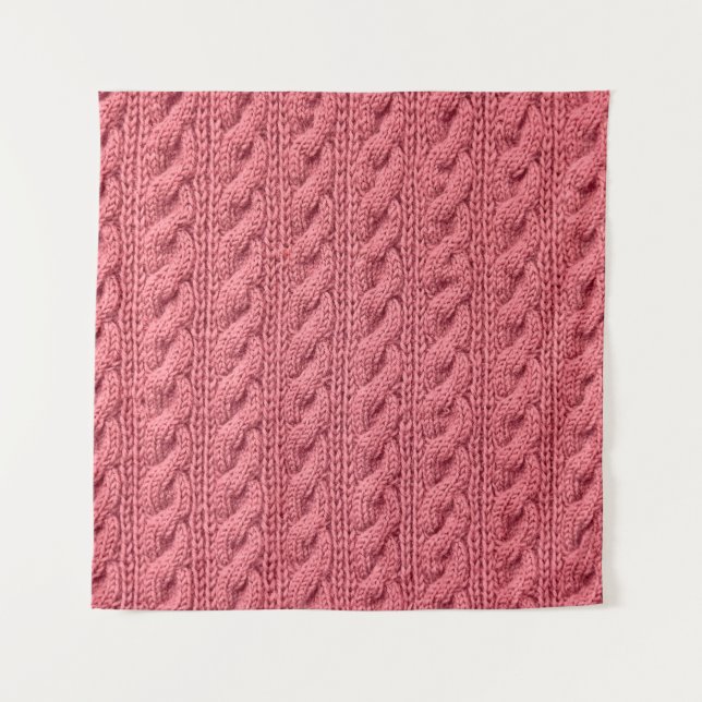 Tenture Gros plan du motif de la texture du pull. (Devant)