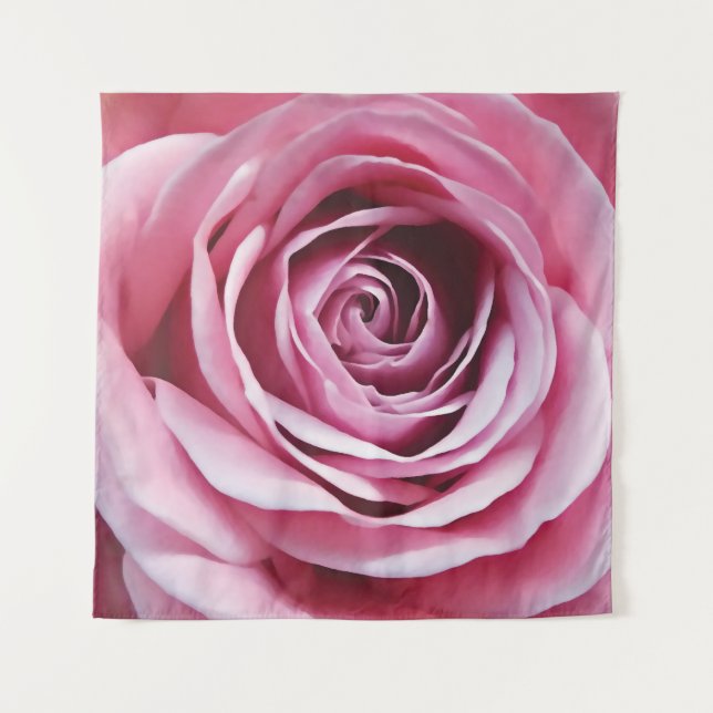 Tenture Gros plan rose, bourgeon rose (Devant)
