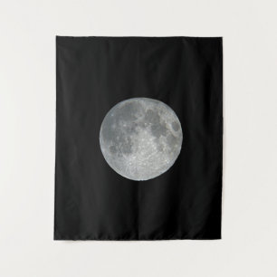 Tenture Gros plan sur la pleine lune dans le ciel nocturne