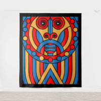 Guerrier tribal africain
