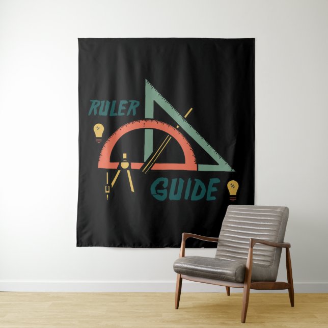 Tenture Guide de règle, école secondaire (En situation)