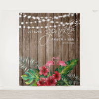 Guirlande Lumineuse de Flamants Roses Tropicaux Ru