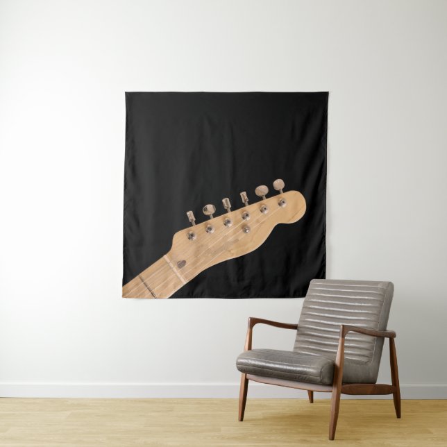 Tenture Guitare acoustique cool (En situation)
