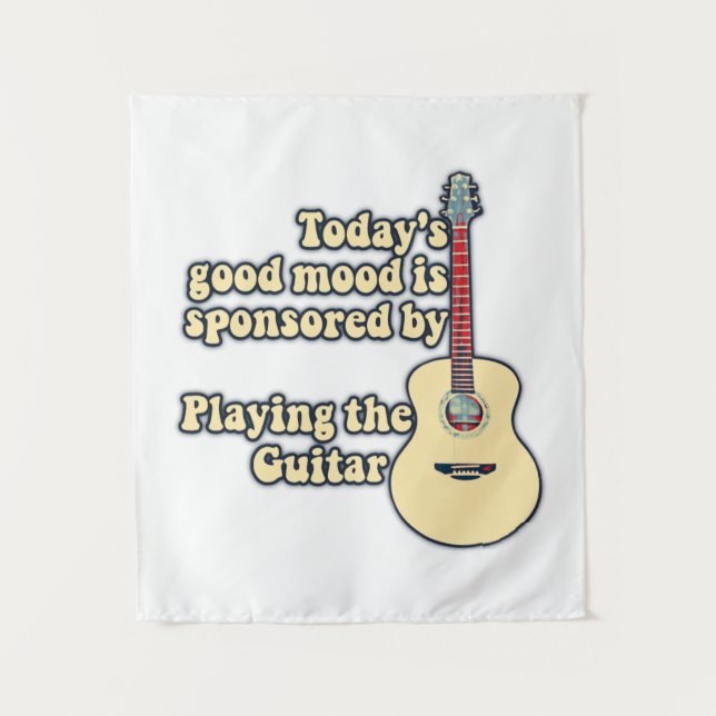 Tenture guitare positive inspirationnelle (Devant)