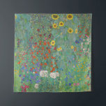 Tenture Gustav Klimt - Jardin de campagne avec tournesols<br><div class="desc">Jardin de campagne avec des tournesols / Jardin de ferme avec des tournesols - Gustav Klimt en 1905-1906</div>