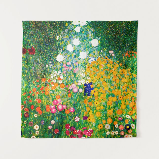 Tenture Gustav Klimt "Jardin des fleurs" (Devant)