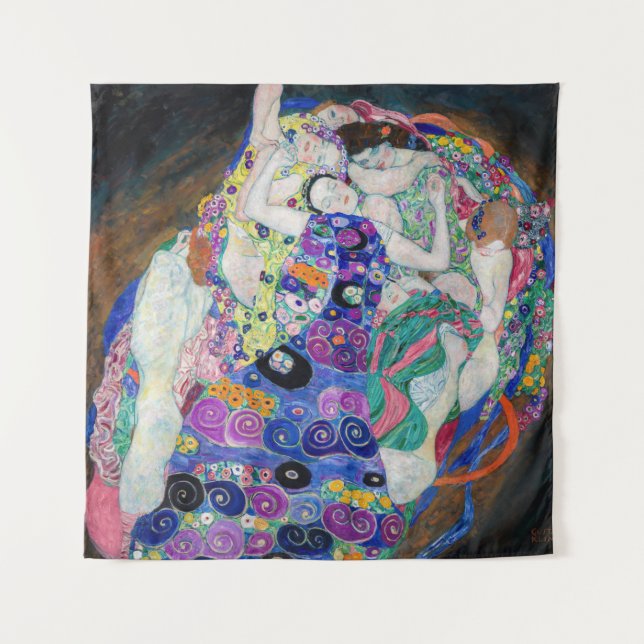 Tenture Gustav Klimt - La Vierge (Devant)