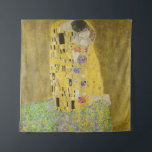 Tenture Gustav Klimt - Le baiser<br><div class="desc">The Kiss / Der Kuss - Gustav Klimt en 1907-1908</div>