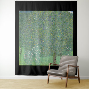 Tenture Gustav Klimt, Roseraies sous les Arbres