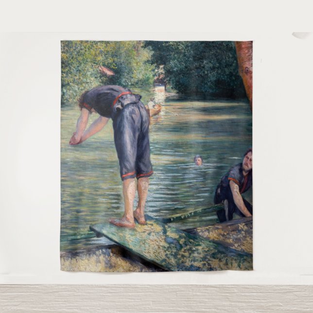 Tenture Gustave Caillebotte - Bathers, Banque des Yerres (Devant)
