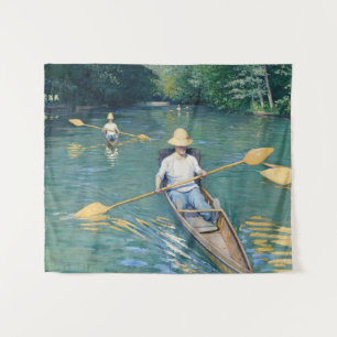 Tenture Gustave Caillebotte - Esquifs sur l'Yerres
