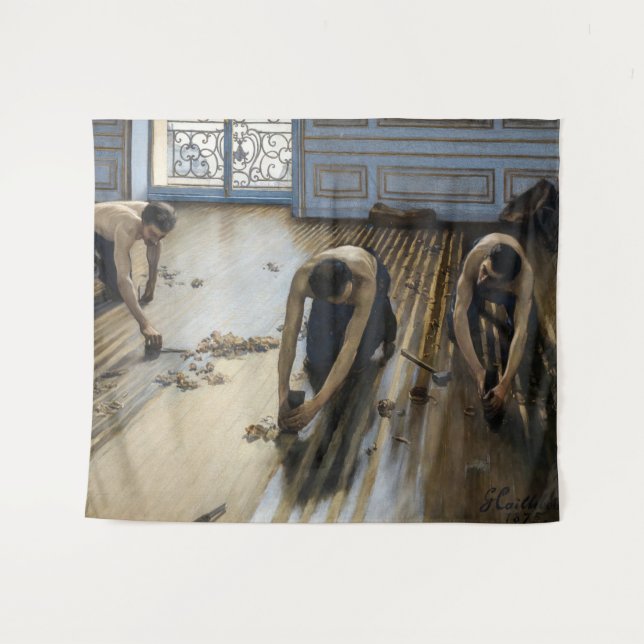 Tenture Gustave Caillebotte - Les Raboteurs de parquet (Devant (Horizontal))