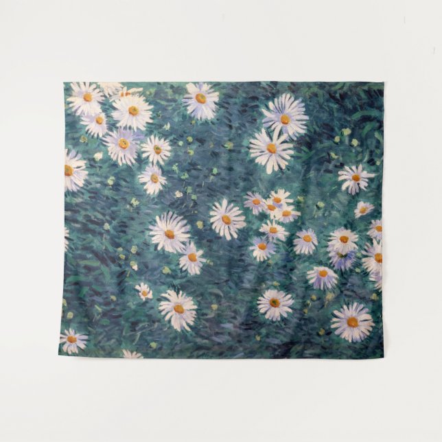 Tenture Gustave Caillebotte - Lit de marguerites, détails (Devant (Horizontal))