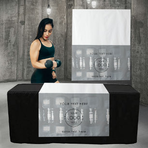 Tenture Gym Pop Up Shop Table Runner S'inscrire Logo d'ent
