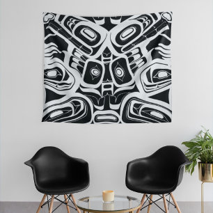 Tenture Haida Eagle Thunderbird (Nord-Ouest de la Colombie