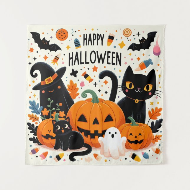 Tenture Halloween (Devant)