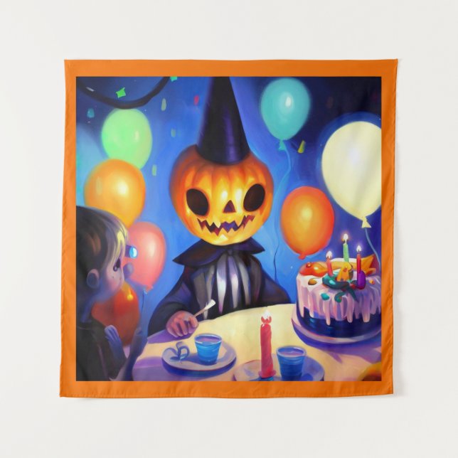 Tenture Halloween - Anniversaire 2 (Devant)