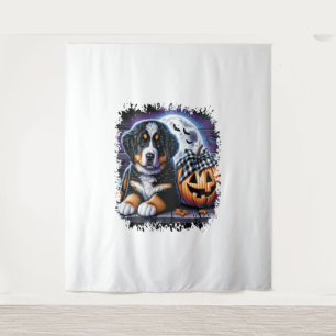 Tenture Halloween bernois de chien de montagne