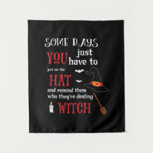 Tenture Halloween Certains jours, il faut anniversaire