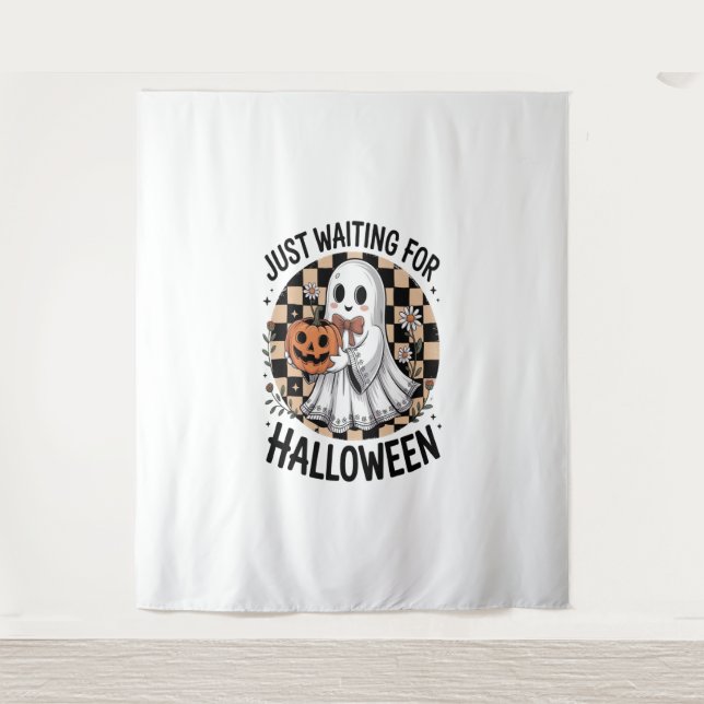 Tenture Halloween de la vache des Highlands (2) (Devant)