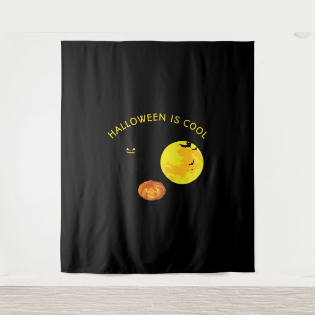 Tenture Halloween est cool (Devant)