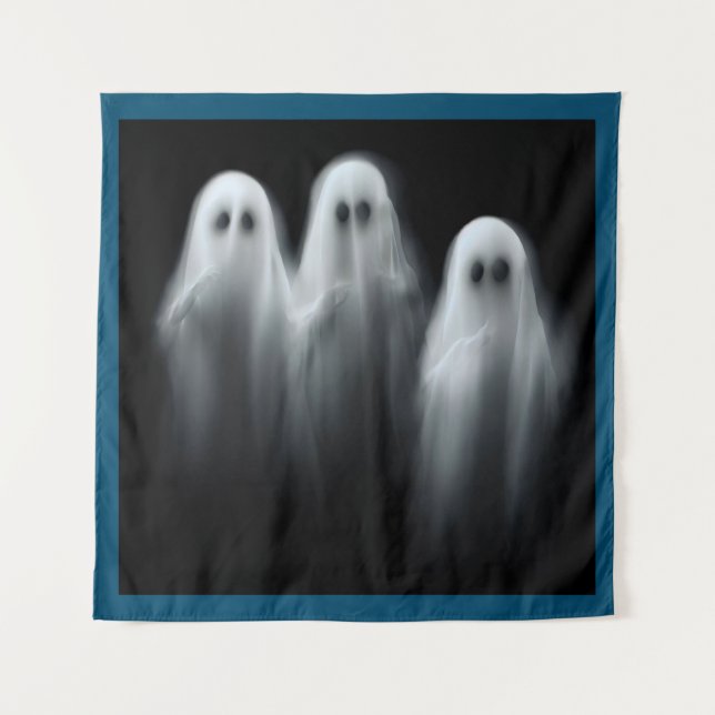 Tenture Halloween - Fantômes 1 (Devant)