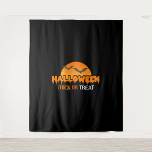 Tenture Halloween - Halloween - Tricoter ou traiter