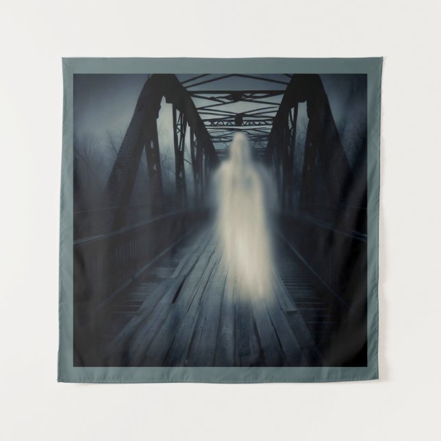 Tenture Halloween - Haunted Bridge 3 (Devant)