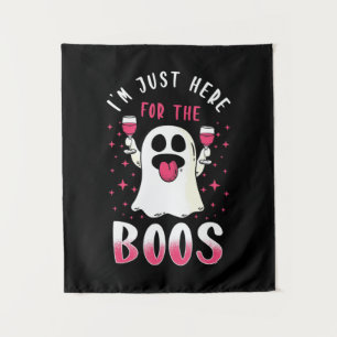 Tenture Halloween Je Suis Juste Ici Pour Les Huées