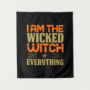 Tenture Halloween Je Suis La Méchante Sorcière De Tout