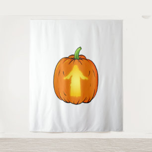Tenture Halloween Jésus Design avec Jésus Citrouille