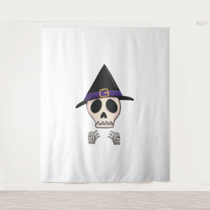 Tenture Halloween Skeleton design, Halloween Éffrayant