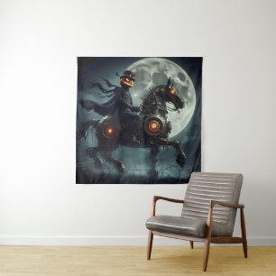 Tenture Halloween Steampunk Cavalier sans tête