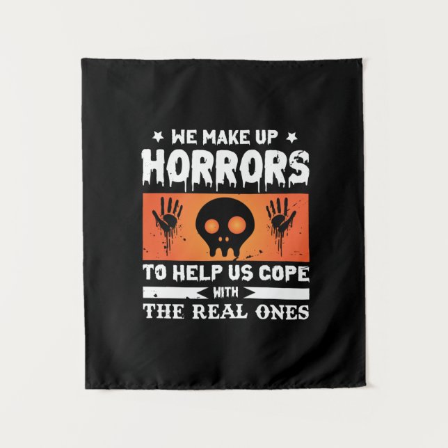 Tenture Halloween We Make up Horrors (Devant)