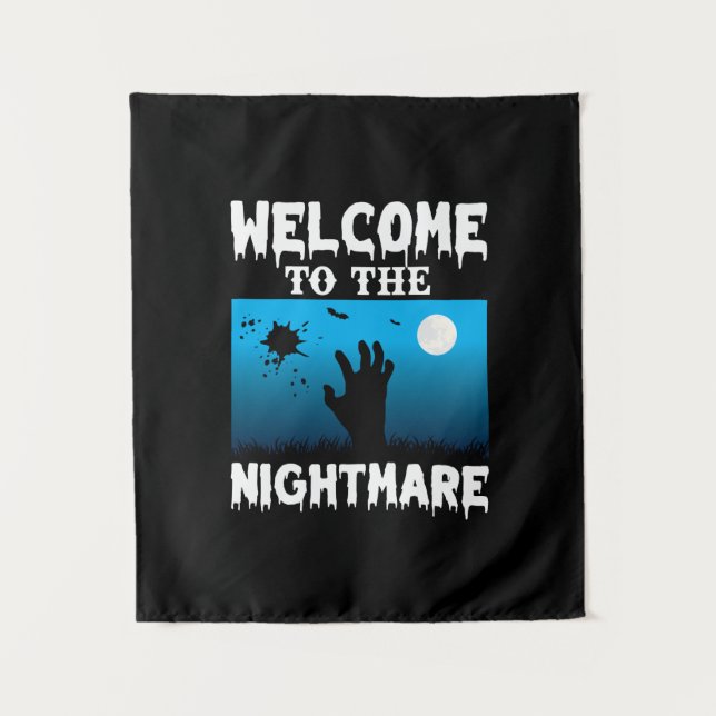 Tenture Halloween Welcome (Devant)
