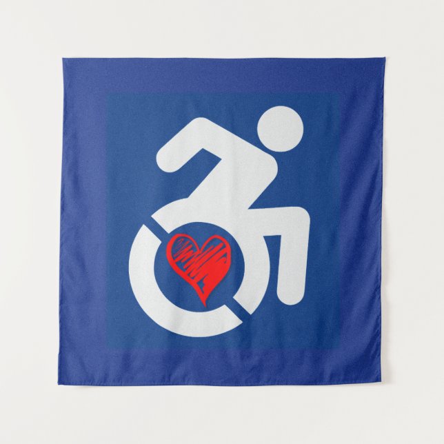 Tenture Handicapé d'amour (Devant)