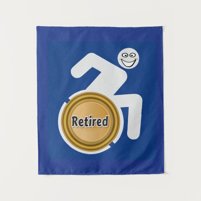 Tenture Handicapés à la retraite (Devant)
