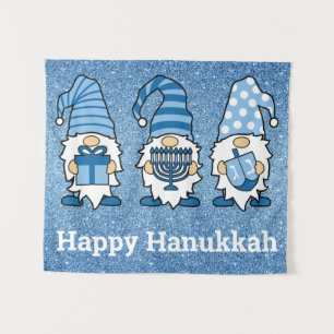 Tenture Hanoukka Gnomes Trio Tapestry