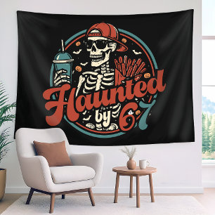 Tenture Hanté par 67 Drôle d'Halloween Six Sept 67 Mème