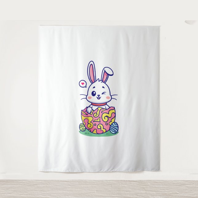 Tenture Happy Easter Bunny collection 2 (Devant)