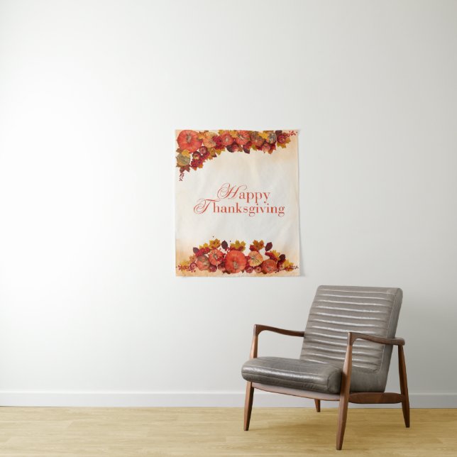 Tenture Happy Thanksgiving (En situation)